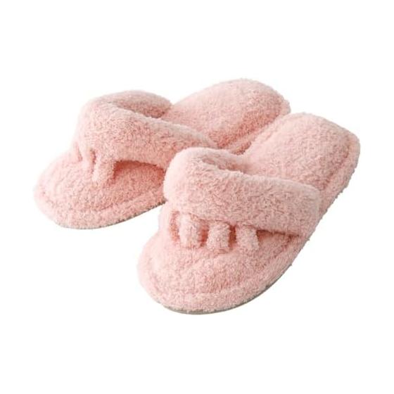 Alphax Women s Soft Pile Memory Foam 5 Finger Slipper Room Sandals Washable