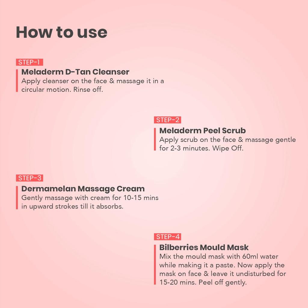 O3+ D-TAN Gesichtsset 45 g 2er-Pack zur Entfernung von Bräune, Pigmentierung und zur Aufhellung der Haut