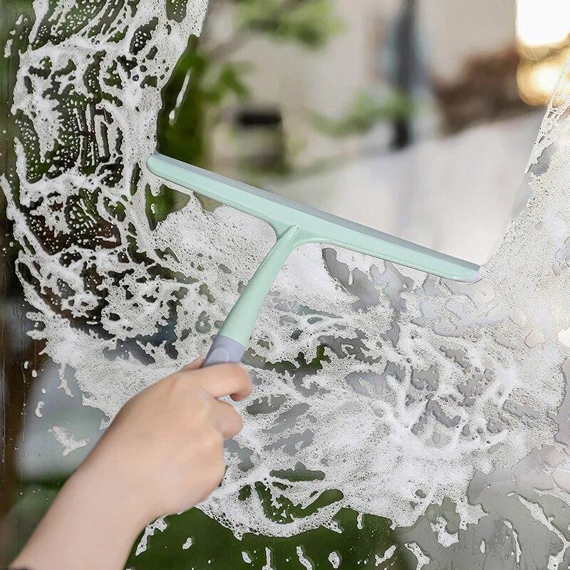 Multi-purpose Silicone Scraping Washing Wiper Household Window Bathroom Kitchen Glass Cleaning Tool Floor Surface Wiper