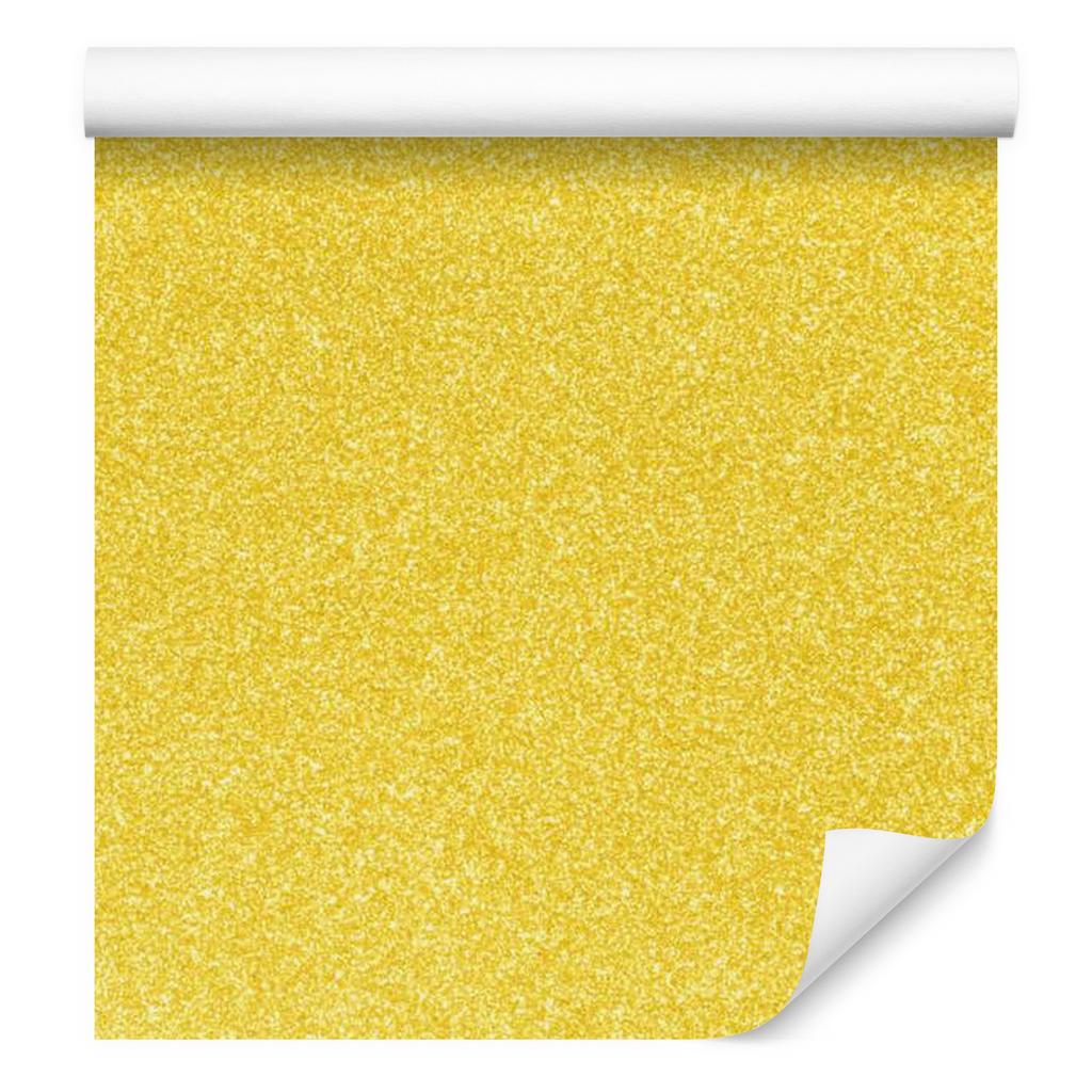 Glitter wallpaper yellow, yellow background for living room and bedroom 50x1000