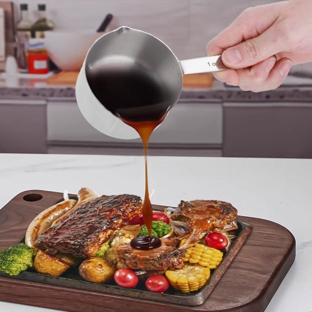 Stal nierdzewna Miarka Mały Otwór Projekt Łyżka Dozująca do Pieczenia Miarka Płynne Płyny