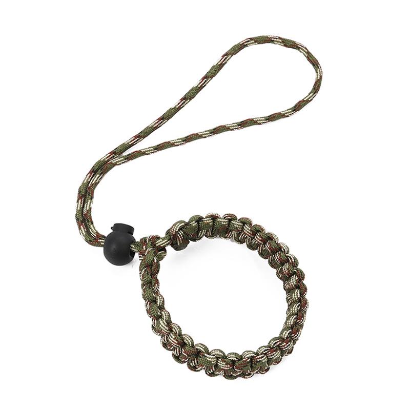 Drop-proof Outdoor Survival Digital Camera Bracelet with Paracord Wrist Strap & Water Bottle Handle