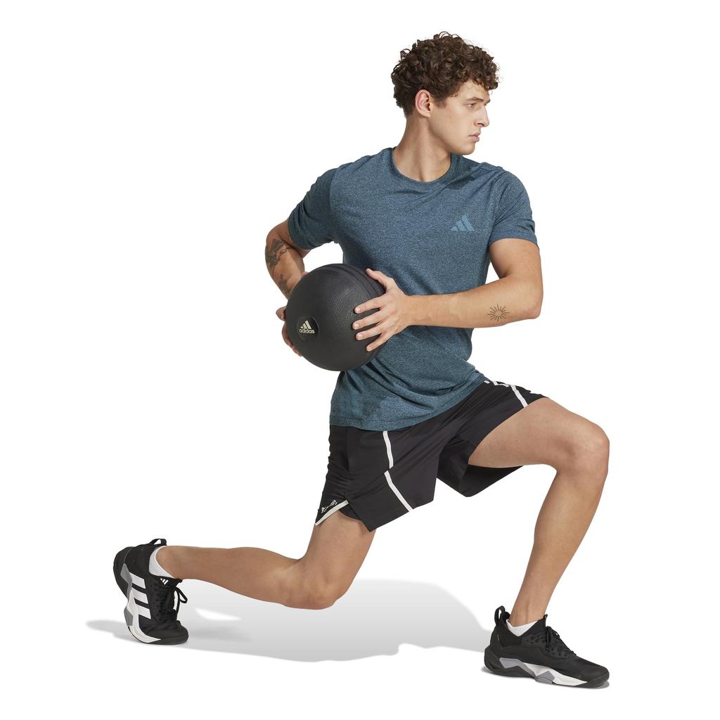 Adidas Train Essentials Structure Short Sleeve KQW37 Semi Blue Six XL T-Shirt Men's Burst/Grey (IS6927)