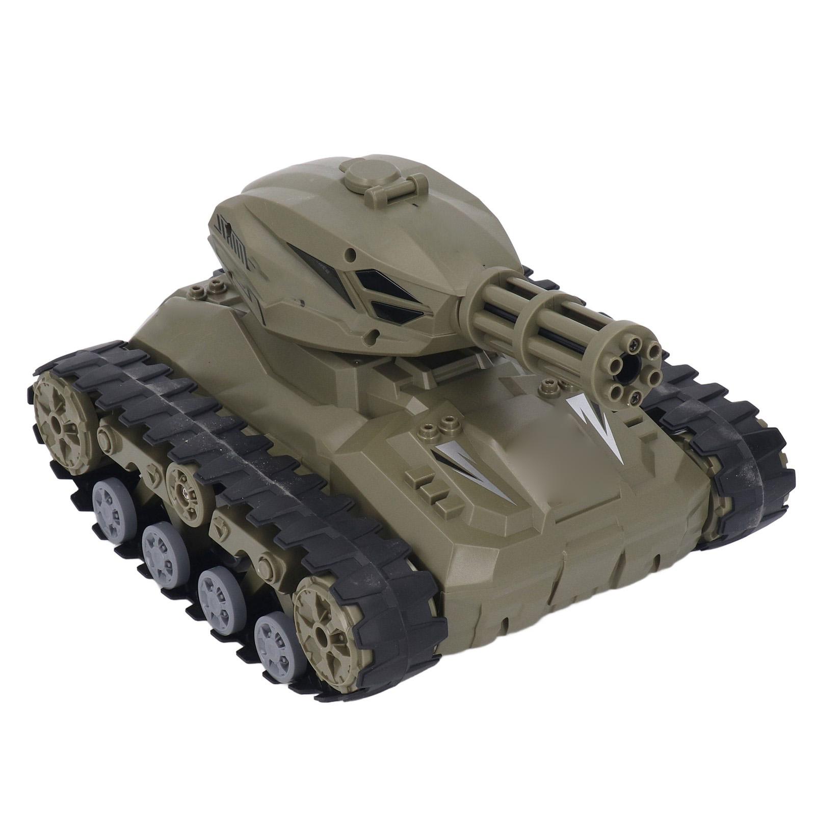 OD Green Remote Control Tank Car Water Projectile 1 Button Spray 2.4GHz Wireless RC Tank Car Toy