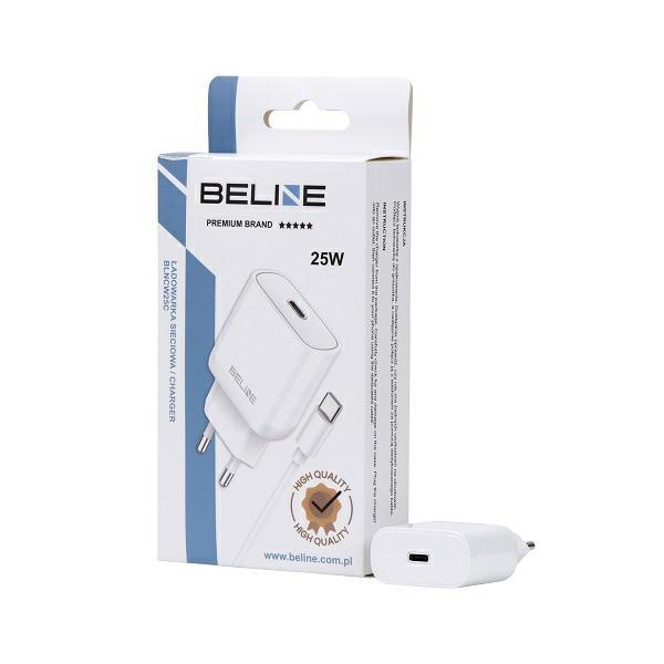 Ładowarka sieciowa 25W Beline GaN Power Delivery USB-C Biała