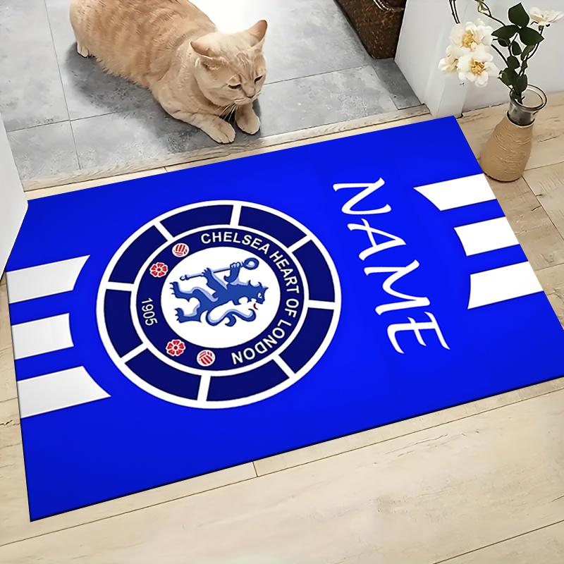 Custom Name Manchester City Crest Carpet Rug Customizable Soft Washable Anti-Slip Home Living Room Sofa Mats Personalized Rug. 0909237