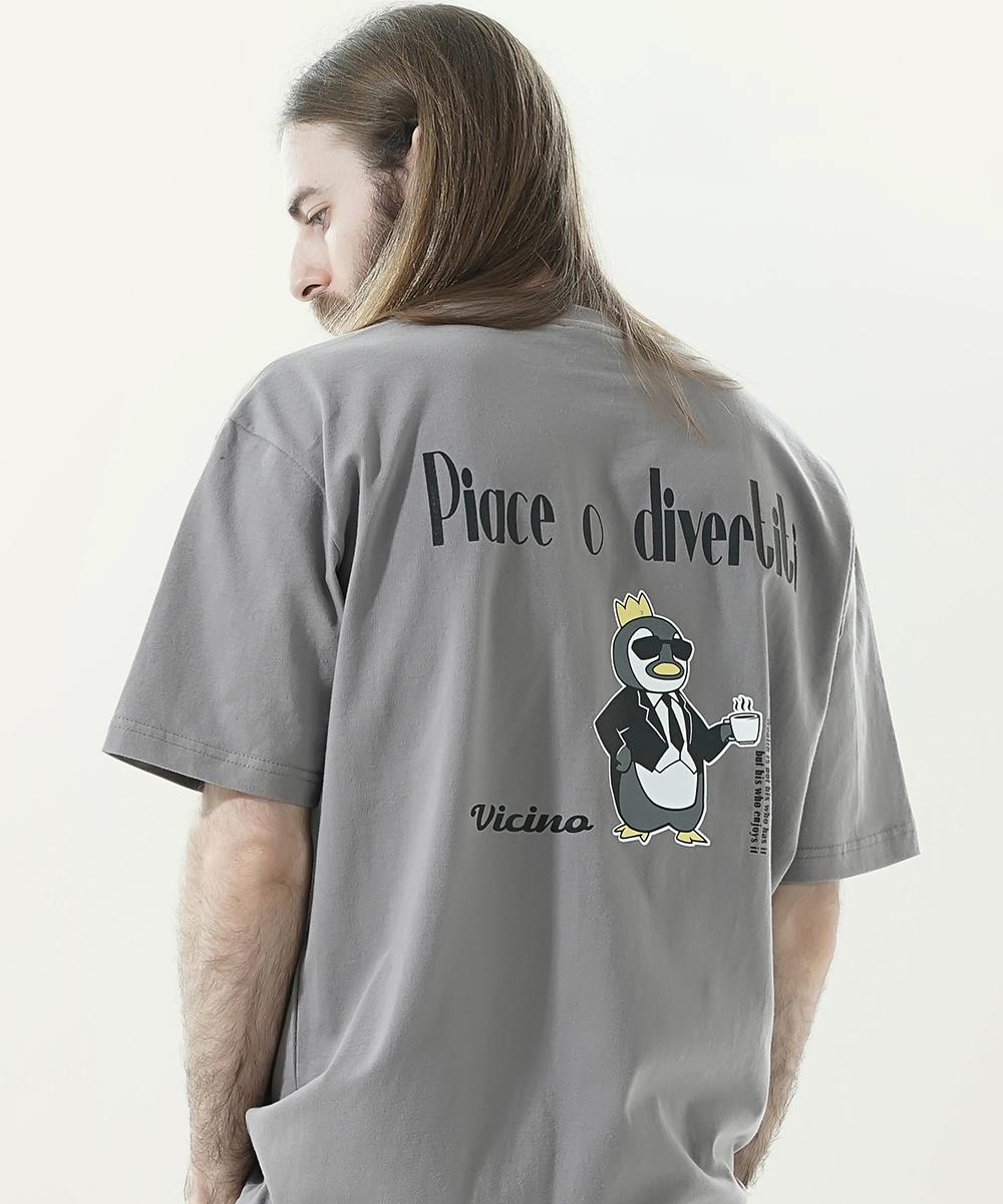 Gakkai Unions Piacere Short Sleeve T-Shirt Deep Gray Deep Gray/M