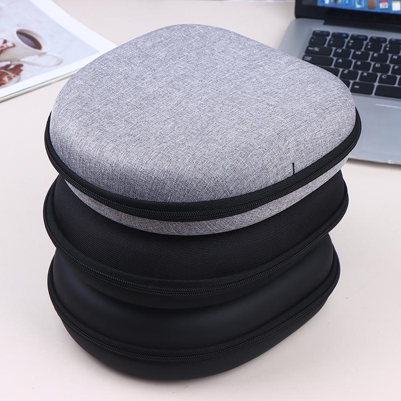 High-Capacity Headset Headphone Case Earphones Shockproof Storage Box Hard Shell Eva Headphone Zipper Protective Bag Universal