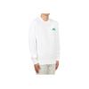 J.Lindeberg Logo Print Crew Neck Pullover Long Sleeve Sweatshirt Men sweatshirt White AMKW08142-0000