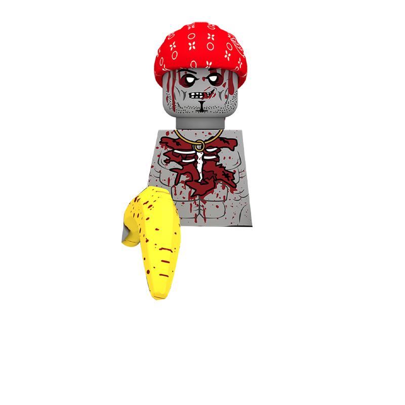 

Жах Хелловін Військовий Ходячі мерці Солдат Екшн-фігурки Будівельний блок Армія Піхота Шолом Зброя Цеглинки Дитяча іграшка Подарунок