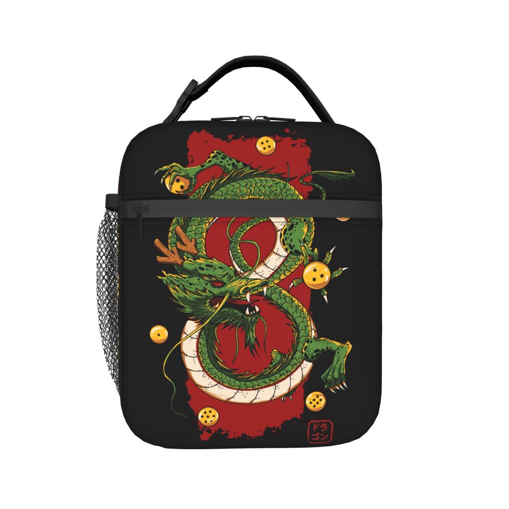 D-Dragon Ball Thermal Insulated Lunch Bags for Work Japanese Anime Portable Bento Box Thermal Cooler Lunch Box