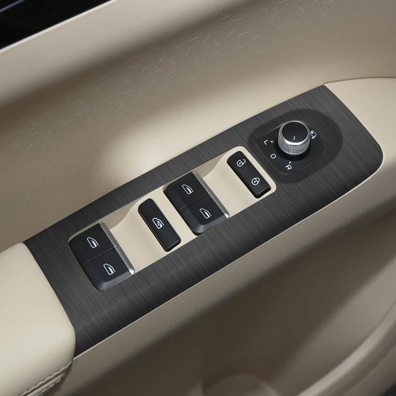 For Geely EX2 2025-Present LHD Car Carbon Interior Sticker Window Lifting Panel Decal Gear Door Protective Film Auto Accessory
