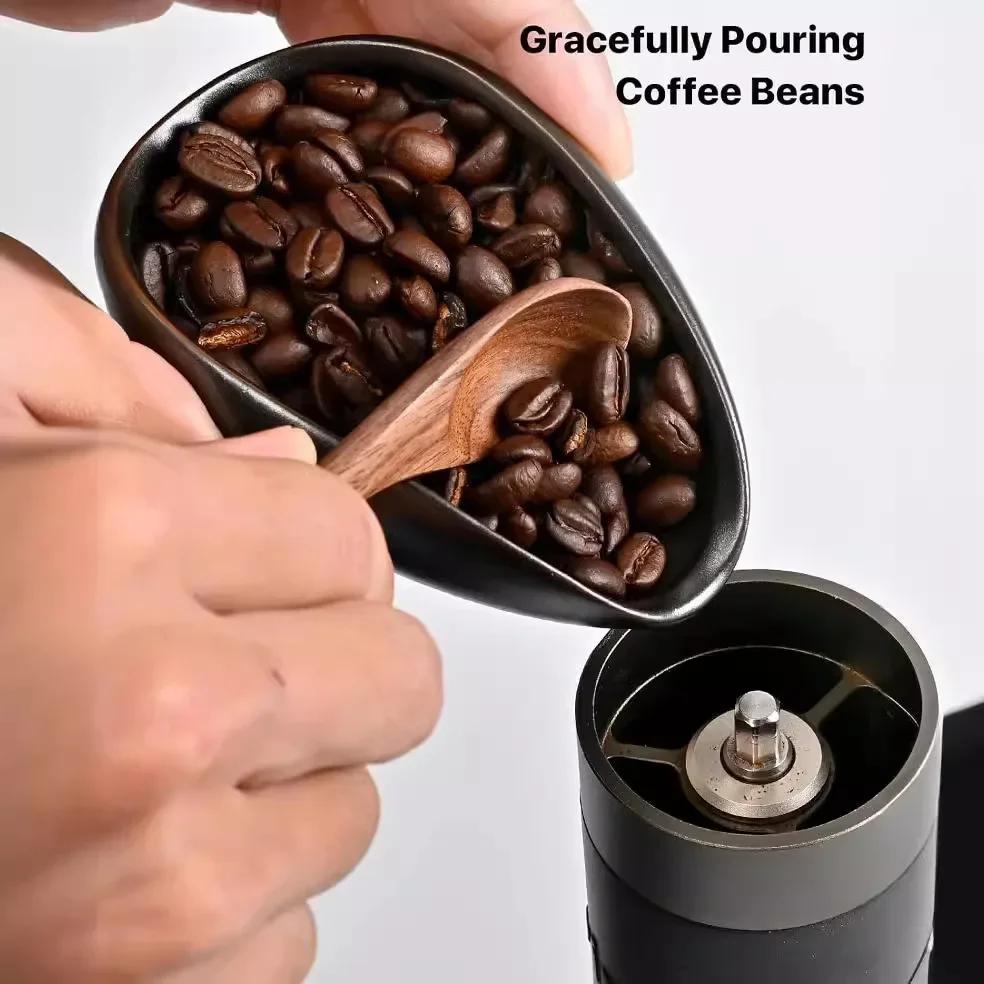 Coffee Bean Dosing Cup and Spray Bottle Set Single Dose Coffee Bean Dosing Cup Ceramic Coffee Dosing Tray Coffee Dosing Vessel