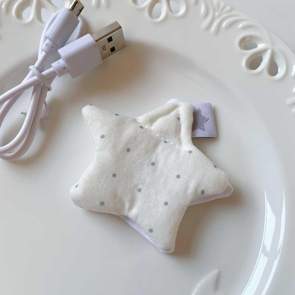 Star Earphone Storage Bag Polka Dot Earphone Decoration Accessories Headphone Cable