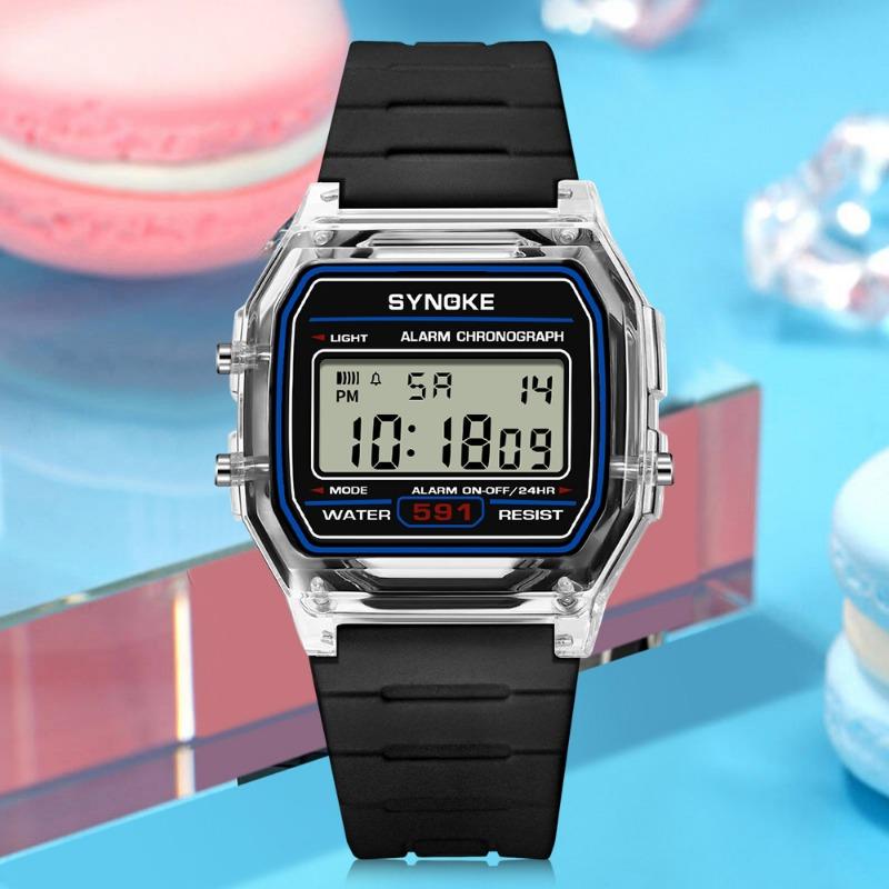 Top Brand New Electronic Watch Retro Classic Small Square Student Sports Watch Lightweight Design Advanced Watch