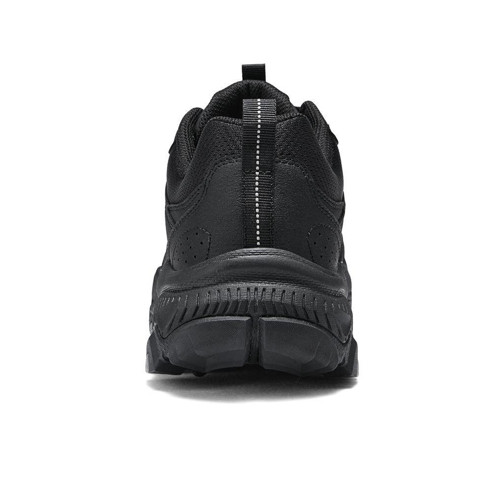 Skechers Cloud Wild Shoes Black Warrior Mountain Trend Versatile Sports Lightweight Cushioning Stable Grip Low Top Outdoor Functional Shoes 237527-BBK