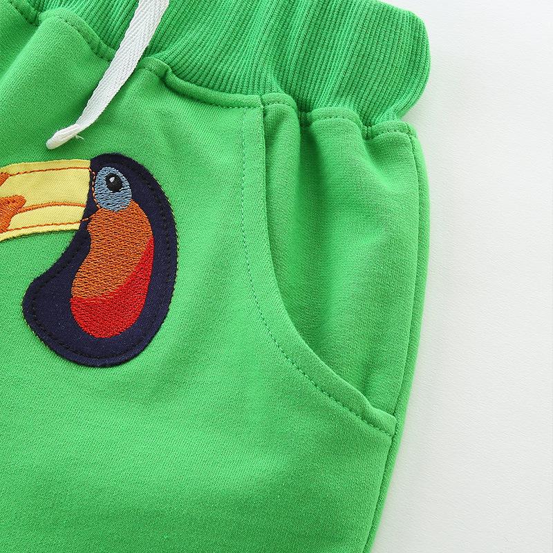 Summer New Arrivals Boys' Shorts Fashion Animal Patchwork Children's Casual Trousers