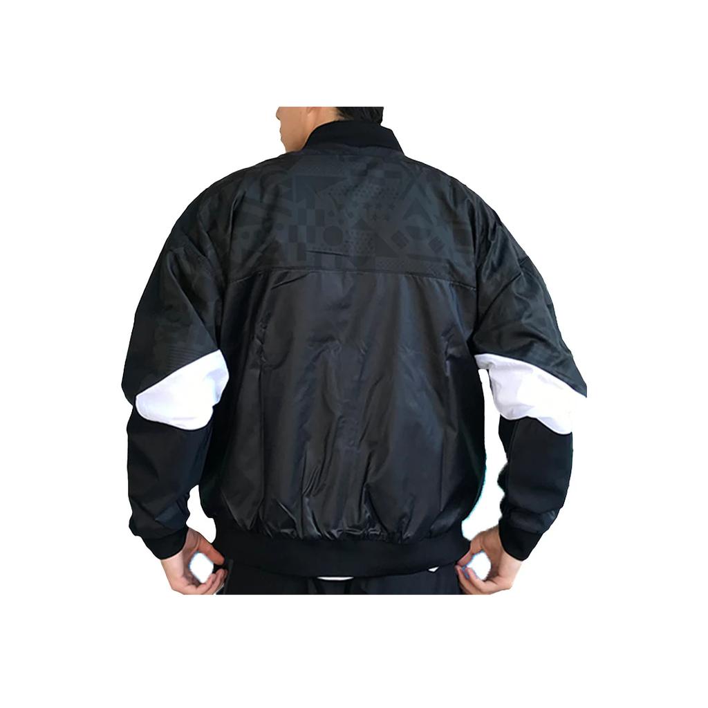 Jordan Logo Print Stand Collar Casual Jacket Men Outerwear Black CJ9097-010