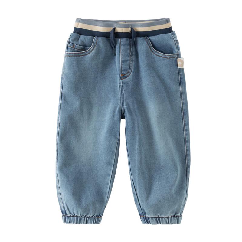DAVE&BELLA Boys' Tapered Denim Jogger Pants