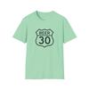 Beer 30 Unisex T-Shirt, Beer Thirty Time for Beer Road Sign Hilarious Beer