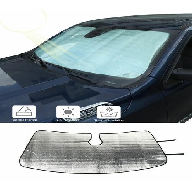 Front Windshield Sunshade Block UV Protector Visor For Dodge Ram 1500 2018+