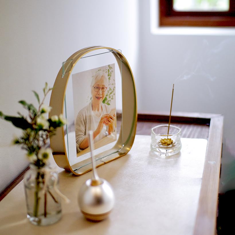 Kishima Rin Bilderrahmen, Gold, Größe: Ca.. B18,5 x T4 x H21,5 (KP-31436)