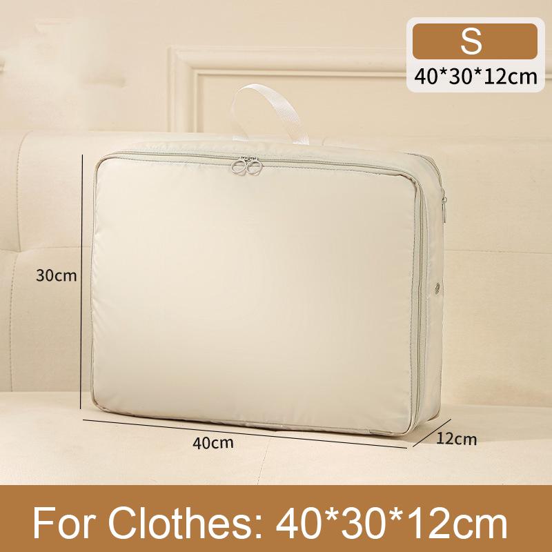 Large Capacity Quilt Storage Bag Bedroom Cloth Compression Bag Duvet Storage Bag Wardrobe Organizer Save Space Compressible Bag