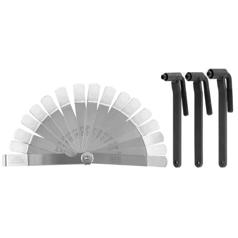Advanced Measurement Adjustment Equipment For Motorcycle Engine Including Standard And Alternative Feeler Devices