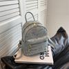 Bear Embossed Backpack Niche Ladies Travel College Student Niche Backpack