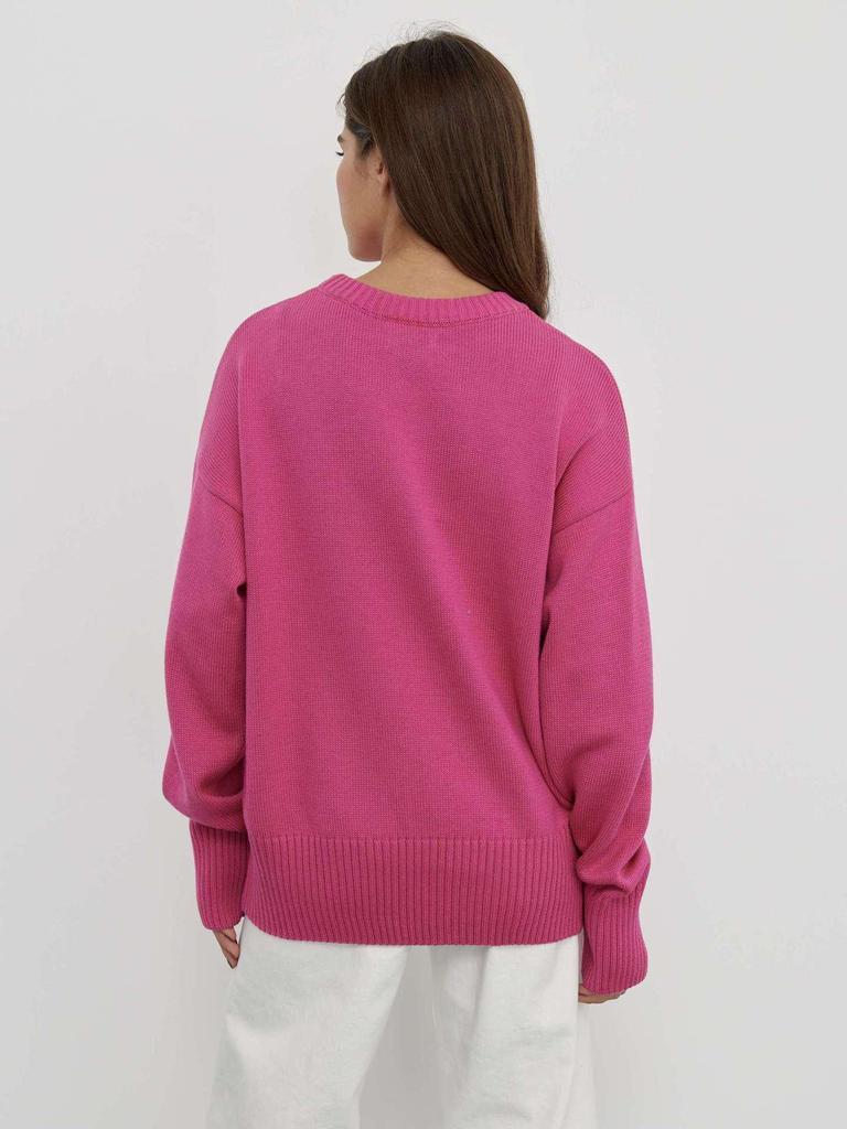 Stylish Autumn/Winter Women's European & American Round Neck Sweater