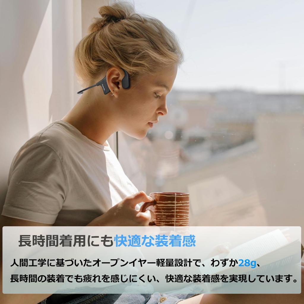 Bone Conduction Swimming IP68 Headphones with Bluetooth MP3 32GB Bone Conduction Headphones with 12 Hours of Continuous Fast Up To for and Walking