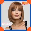 2024 Fashion Short Straight Wig With Air Bangs