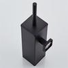 Stainless Steel Wall-Mounted Toilet Brush Set with Lid - Odor-Proof Bathroom Cleaning Tool