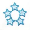 2/10Pcs Silver Star BB Hairclips Girls Y2K Cute Star Barrettes Women Simple Snap Clip Metal Headdress Jewelry Hair Accessories