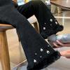 Girls' Plush Lined Chenille Flare Pants