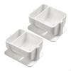 Rotating Makeup Sponge Holder, Breathable Organizer and Storage Box for Bathroom Vanity White 1