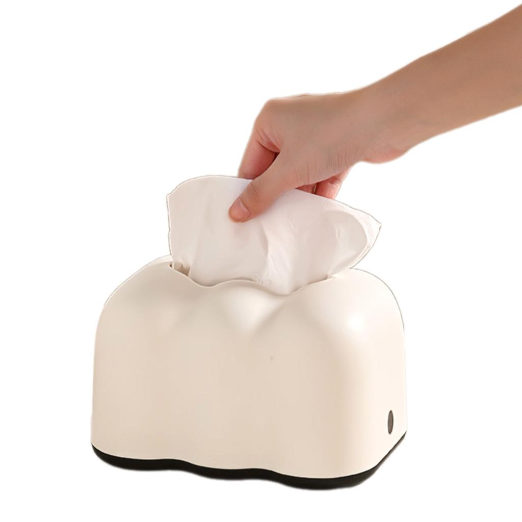Cloud Shaped Tissue Box Holder Playful Cloud Tissue Box Organizers Efficient Tissue Dispenser Paper Storage Box