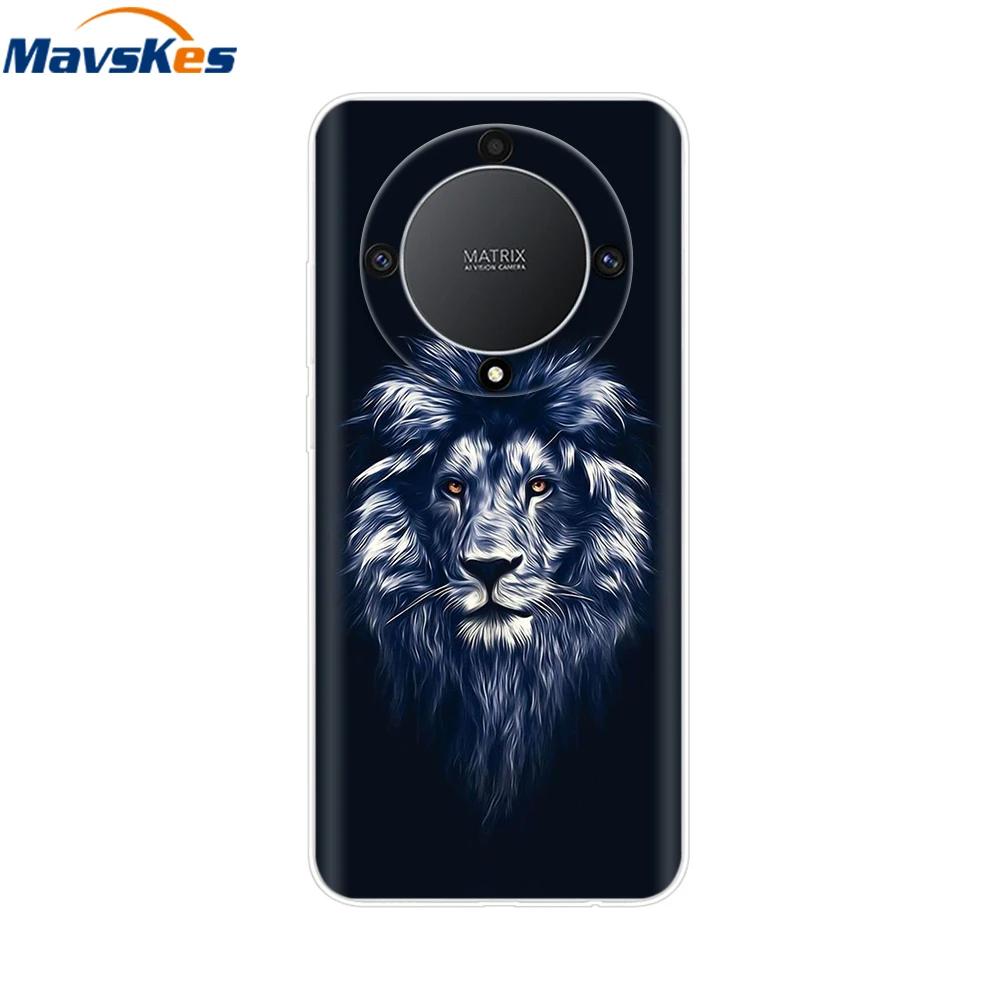 Soft Case For Honor Magic6 Lite TPU Silicone Phone Case For Honor X9b X9a Magic 5 6 Lite 5G Protective Shell Back Cover Fundas