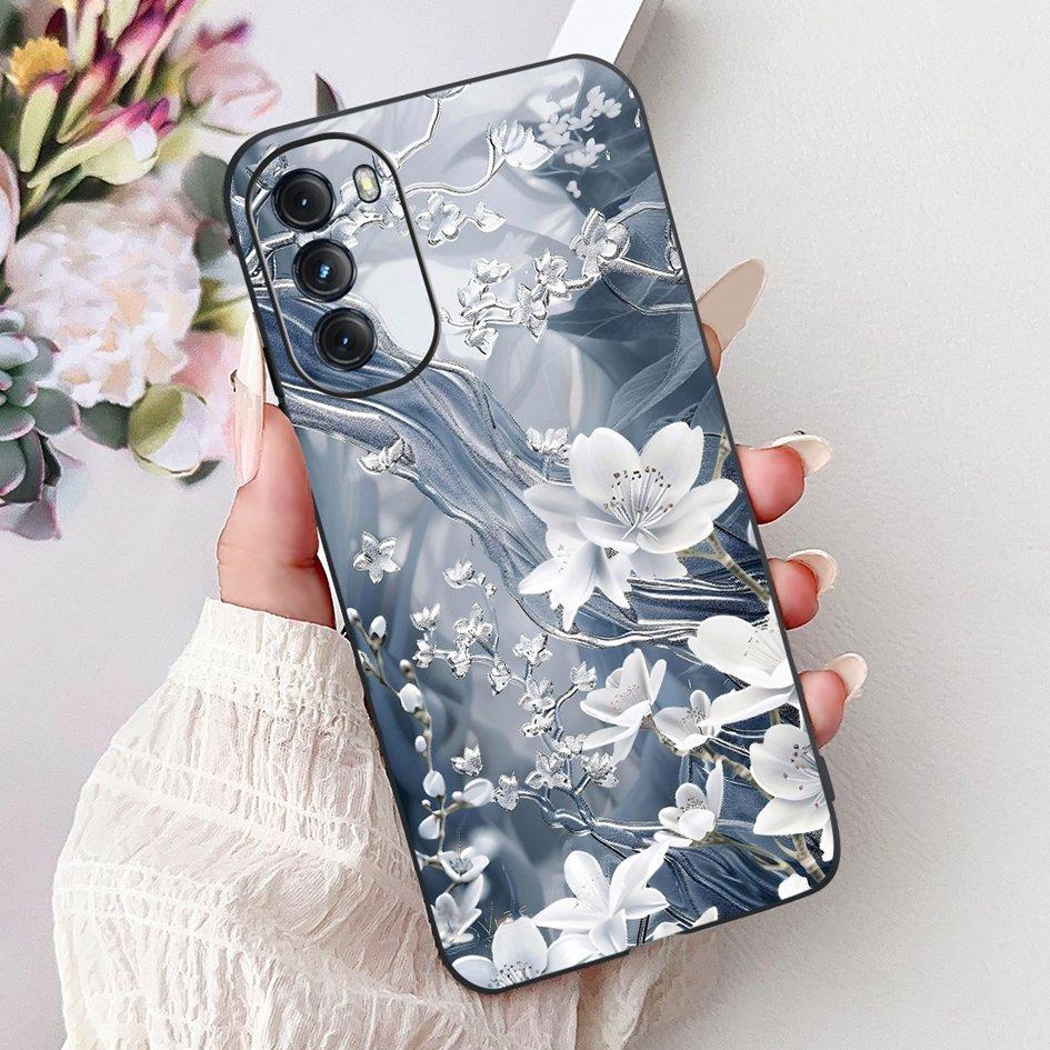 For Motorola Moto G 2022 Case Cover Fashion Butterfly Flower Soft Silicone Phone Cases For Moto G 5G Plus 2020 XT2075 Back Cover