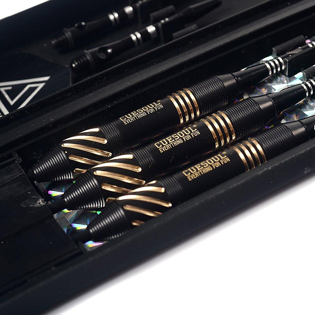 BLACK SCORPION CUESOUL 22g Steel Tip Dart Set with Dart Case (HX-SL-F3104)