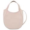 Longchamp Le Foulonné Logo Jacquard Metallbeschläge Leder Tragetasche Klein Damen Tragetaschen Creme 10328021407