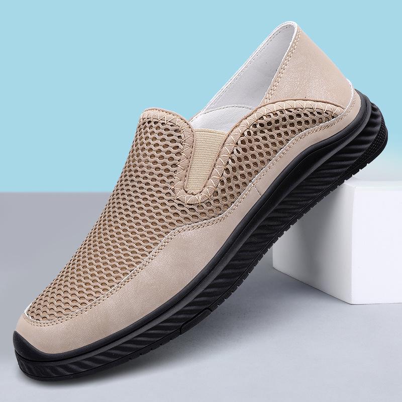 Men's Summer Breathable Mesh Slip-On Loafers