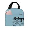 Lisa Larson Lunch Bag, Insulated, Zippered, Compact, Portable, Insulated Lunch Bag, Soft Cooler Bag, Tote/Eco Bag, Unisex, for Commuting, School, and