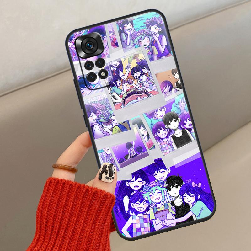 Omori Game Case For Xiaomi Redmi Note 10 Pro 8 9 12 11 Pro 8T 9S 10S 11S Redmi 9 10 10C 9A 9C Cover