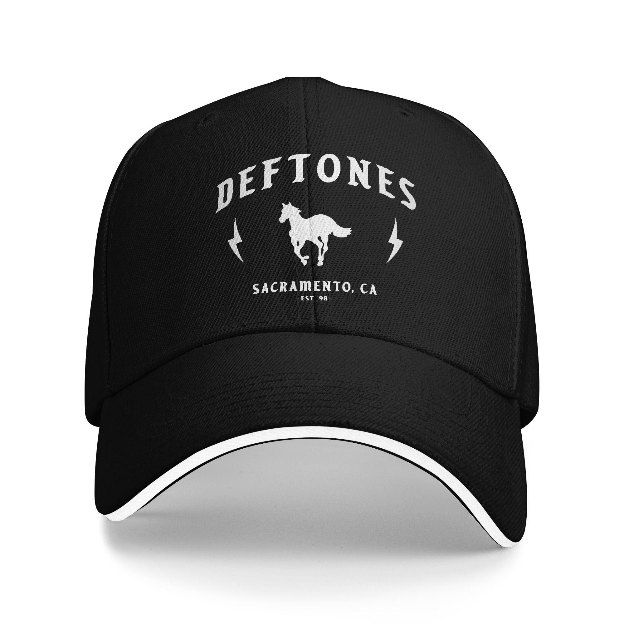 Sommer Deftones White Pony Baseballkappe Wandern Angeln Y2K Retro Print Sonnenschutz Hip Hop Hüte Damen Herren Sonnenschutz Baseballkappen One Size
