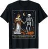 Die Oktoberkönigin Tarotkarte Halloween Gruselige Saison T-Shirt Unisex T-Shirt