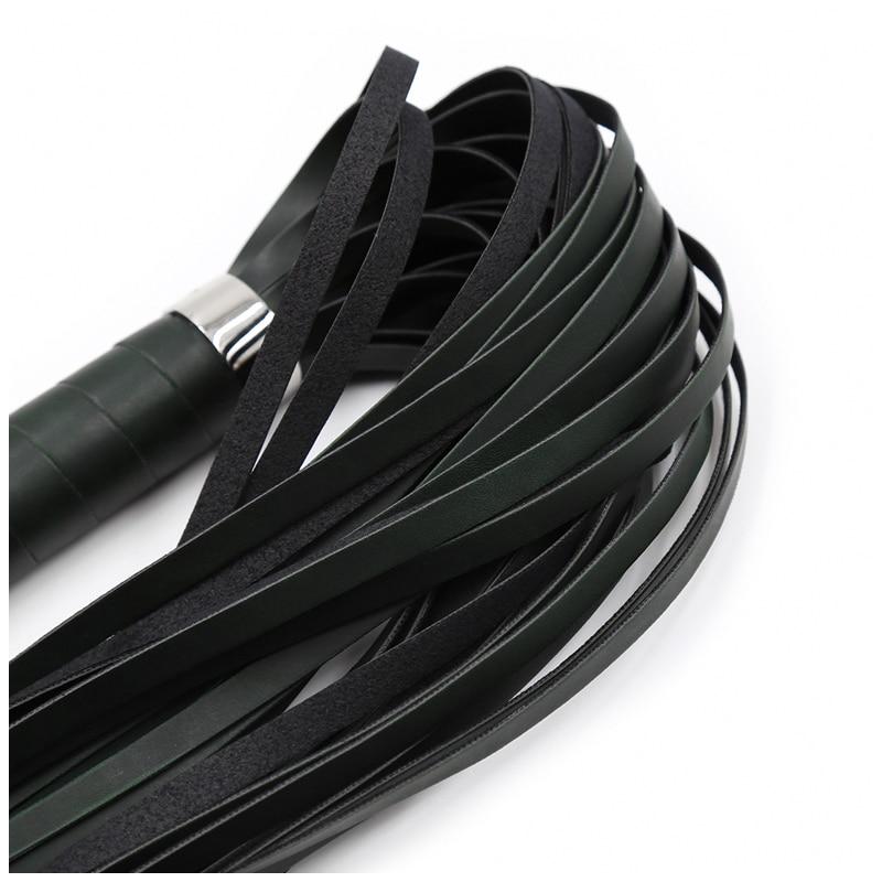 Brown Or Black Flogger Spanking Sex Whip Restraints Floggers