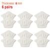 6pairs/12pcs Insoles Patch Heel Pads for Sport Shoes Back Sticker Adjustable Size Antiwear Feet Pad Cushion Insert Insole