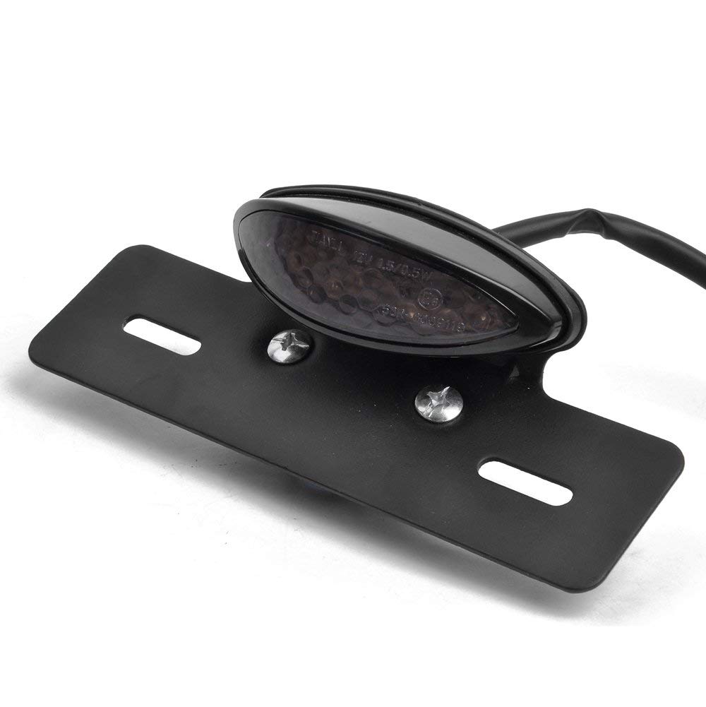 Karun for Harley for Honda for Yamaha ATV Scooter LED Motorcycle Tail Brake Stop Light Warning Flashing Lamp