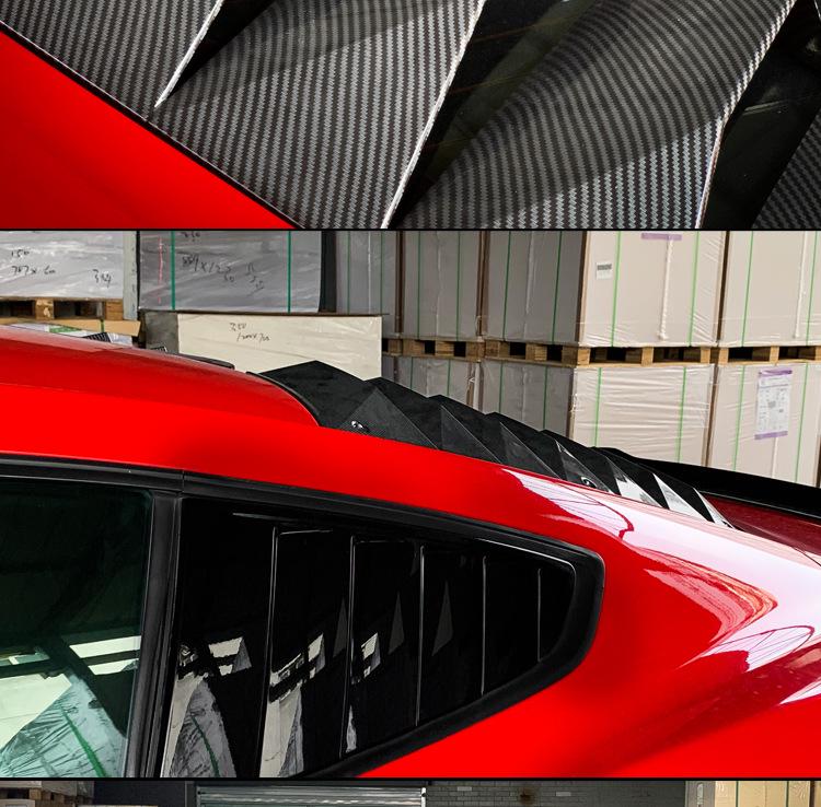 Rear Window Louvers Sunshade for 2015-2023 Ford Mustang